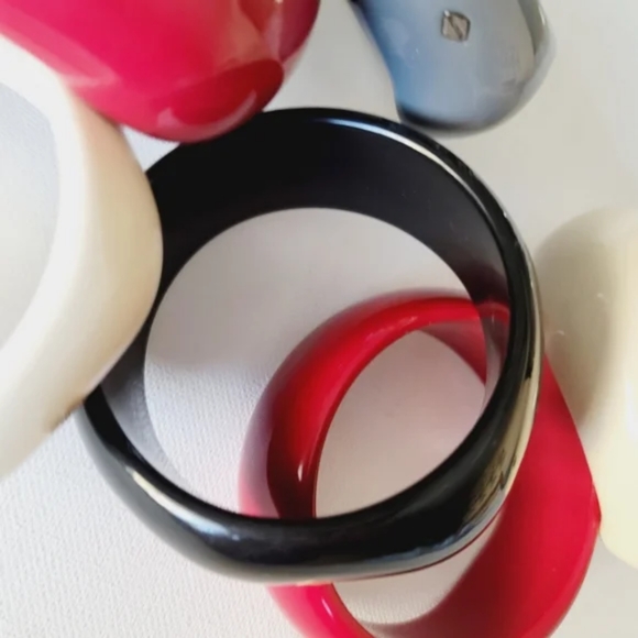 PILGRIM Danish Design Vintage Lucite Chunky, Elegant, Classy Timeless Ba… - Picture 4 of 6